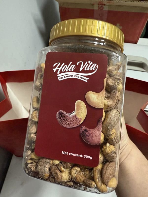 Hola vita FOR GREATER WELL-BEING Nut snacks with purple skin cashews, natural healthy diet friendly snacks Online now