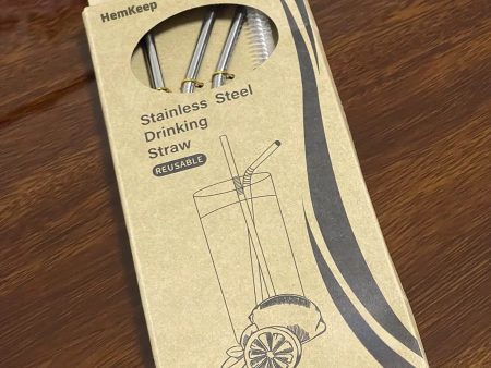 HemKeep Straw, high-quality reusable stainless steel straw Online