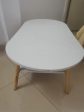 UHOME Table, round edged table, wooden edged table, living room small table Online