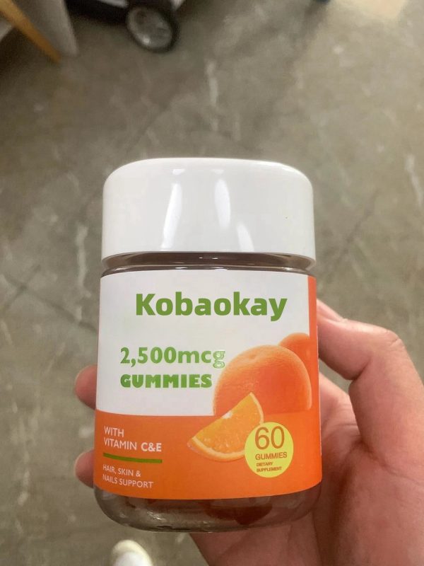 Kobaokay vitamin gummies, containing Vitamin E 400IU and Vitamin C - delicious, vegan, non GMO Hot on Sale