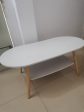 UHOME Table, round edged table, wooden edged table, living room small table Online