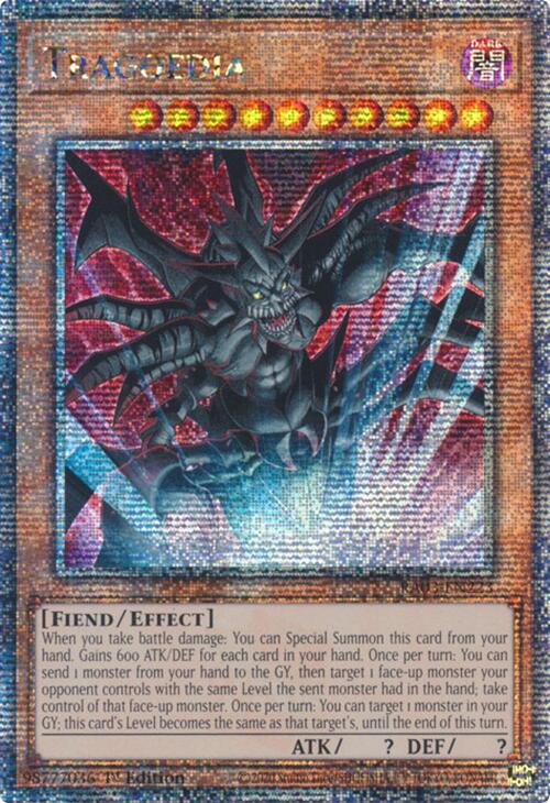 Tragoedia (Quarter Century Secret Rare) [RA03-EN223] Quarter Century Secret Rare Fashion