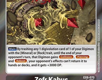 Zofr Kabus [EX8-070] (Limited Foil) [Chain of Liberation] Sale