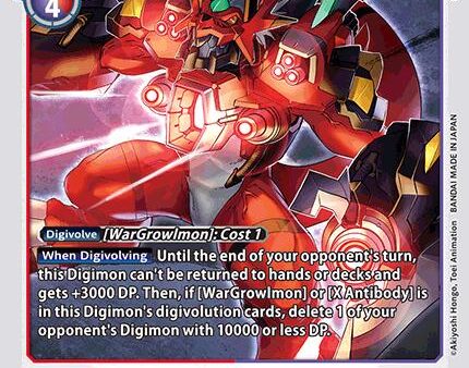 WarGrowlmon (X Antibody) [EX8-015] [Chain of Liberation] Sale