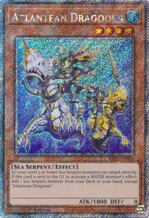 Atlantean Dragoons (Platinum Secret Rare) [RA03-EN006] Platinum Secret Rare Online