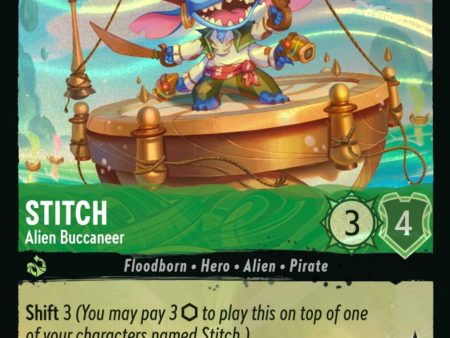 Stitch - Alien Buccaneer (Stitch Collector s Gift Set Promo) (8) [Promo Cards] Discount