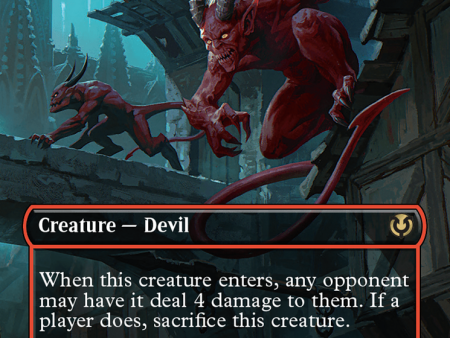 Vexing Devil (Borderless) [Innistrad Remastered] Discount