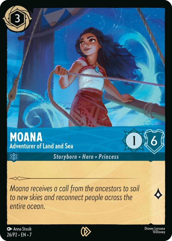 Moana - Adventurer of Land and Sea (26) [Promo Cards] Online now