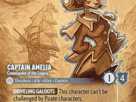 Captain Amelia - Commander of the Legacy (Enchanted) (221 204) [Azurite Sea] Online