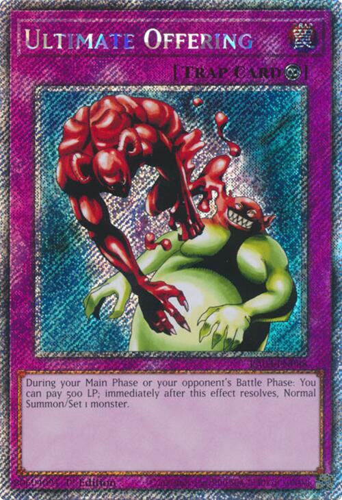 Ultimate Offering (Platinum Secret Rare) [RA03-EN088] Platinum Secret Rare Discount