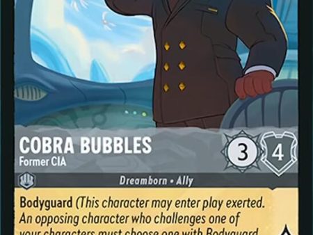 Cobra Bubbles - Former CIA (188 204) [Azurite Sea] Fashion