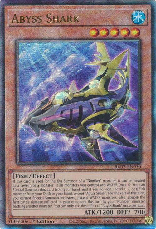 Abyss Shark (UTR) [RA03-EN030] Prismatic Ultimate Rare For Discount