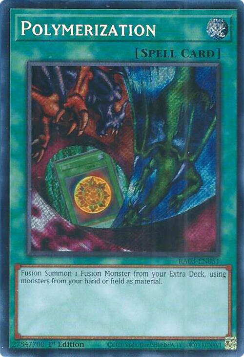 Polymerization (Alternate Art) (Secret Rare) [RA03-EN051] Secret Rare For Discount