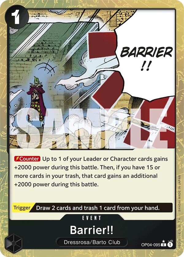 Barrier!! (Textured Foil) [Premium Booster -The Best-] For Discount