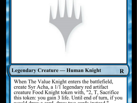 The Value Knight [Unknown Event] For Cheap