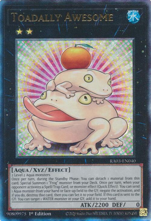 Toadally Awesome (UTR) [RA03-EN040] Prismatic Ultimate Rare Hot on Sale