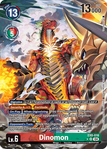 Dinomon [EX8-016] (Alternate Art) [Chain of Liberation] Online Hot Sale