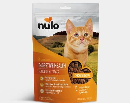 Nulo Digestive Health Chicken Recipe Functional Crunchy Cat Treats Sale