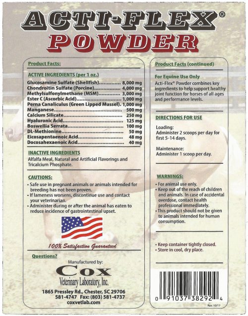 Cox Veterinary Lab Acti-Flex Powder Fashion