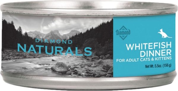 Diamond Naturals Whitefish Dinner Adult & Kitten Formula Canned Cat Food For Cheap