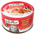 Fussie Cat Premium Tuna with Salmon Formula in Goat Milk Gravy Canned Cat Food Discount