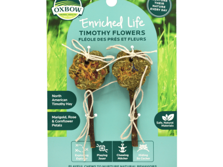 Oxbow Enriched Life – Timothy Flowers (2 count - 0.05 lb) on Sale