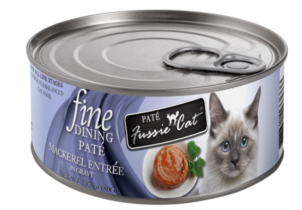 Fussie Cat Fine Dining - Pate - Mackerel Entree in Gravy Canned Cat Food Supply