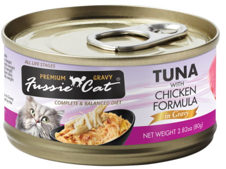 Fussie Cat Tuna with Chicken Formula in Gravy Cat Food Online Sale