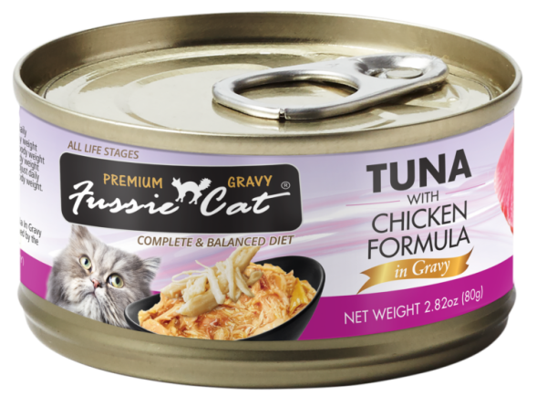 Fussie Cat Tuna with Chicken Formula in Gravy Cat Food Online Sale