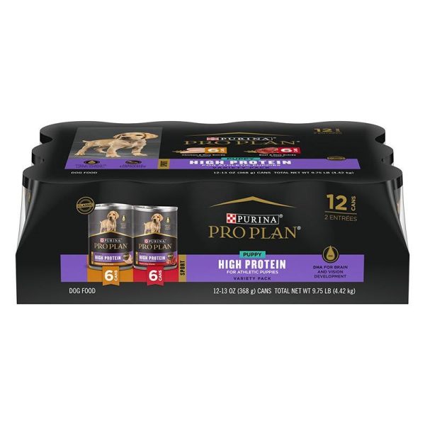 Pro Plan Sport Puppy High Protein Variety Pack Wet Dog Food For Discount