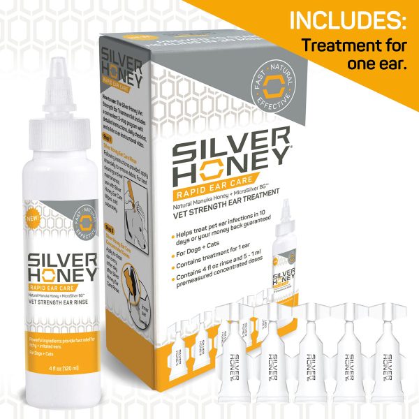 Silver Honey® Rapid Ear Care Vet Strength Ear Treatment Supply