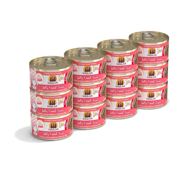 Weruva Classic Cat Paté Jolly Good Fares with Chicken & Salmon For Cheap