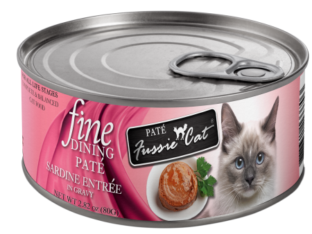 Fussie Cat Fine Dining - Pate - Sardine Entree in Gravy Online Sale