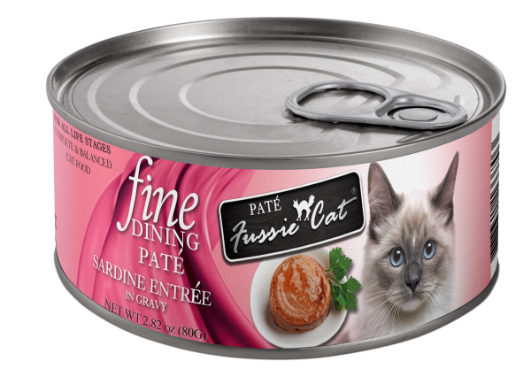 Fussie Cat Fine Dining - Pate - Sardine Entree in Gravy Online Sale