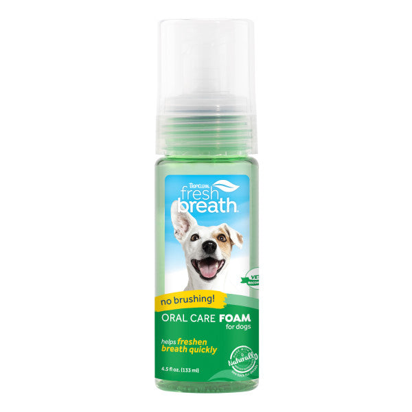 TropiClean Fresh Breath Mint Foam for Pets Supply