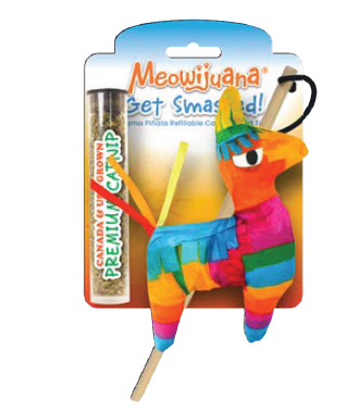 Meowijuana Get Smashed Refillable Llama Piñata Catnip Cat Toy Online now