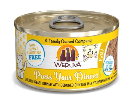 Weruva Press Your Dinner! Chicken Breast Dinner with Deboned Chicken Canned Cat Food Sale