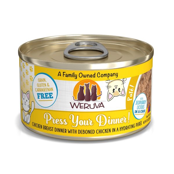 Weruva Press Your Dinner! Chicken Breast Dinner with Deboned Chicken Canned Cat Food Sale