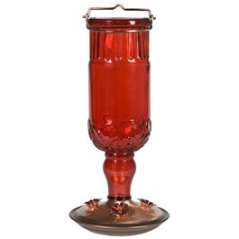 Hummingbird Bottle Feeder, Embossed Red, 4 Ports, 24-oz. Online