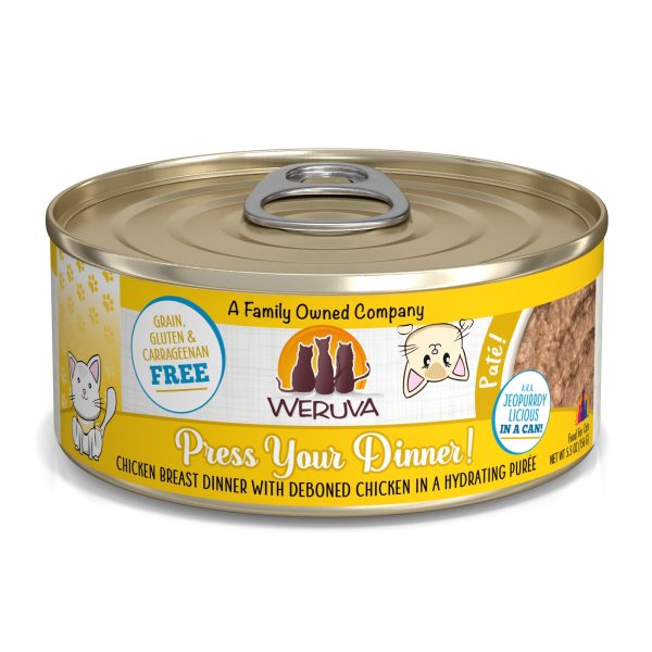 Weruva Press Your Dinner! Chicken Breast Dinner with Deboned Chicken Canned Cat Food Sale