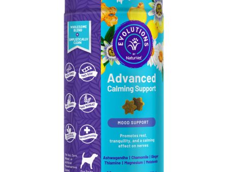 NaturVet Evolutions Advanced Calming Soft Chews`for Dogs Online now