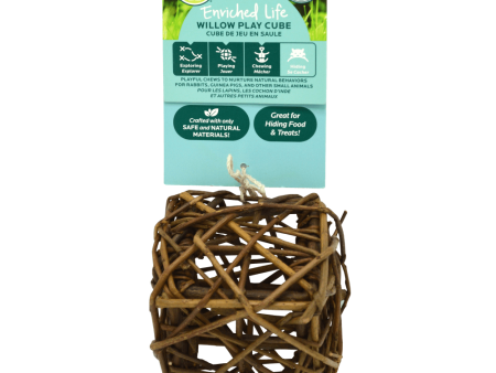 Oxbow Animal Health Enriched Life - Willow Play Cube Online Hot Sale