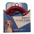 Petcrest Tie Out Red 10ft Discount