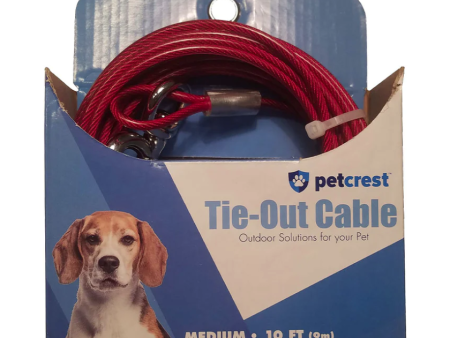 Petcrest Tie Out Red 10ft Discount