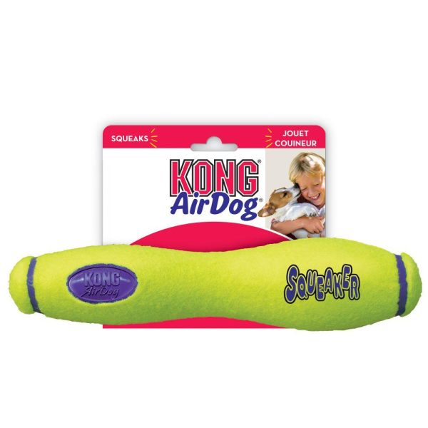 KONG AirDog Squeaker Stick Dog Toy Supply