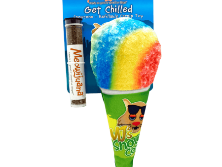 Meowijuana Get Chilled Refillable Snow Cone Cat Toy Online Hot Sale