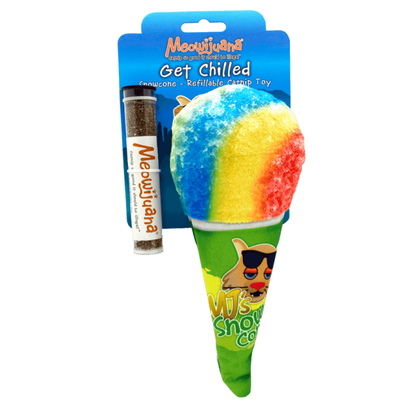 Meowijuana Get Chilled Refillable Snow Cone Cat Toy Online Hot Sale